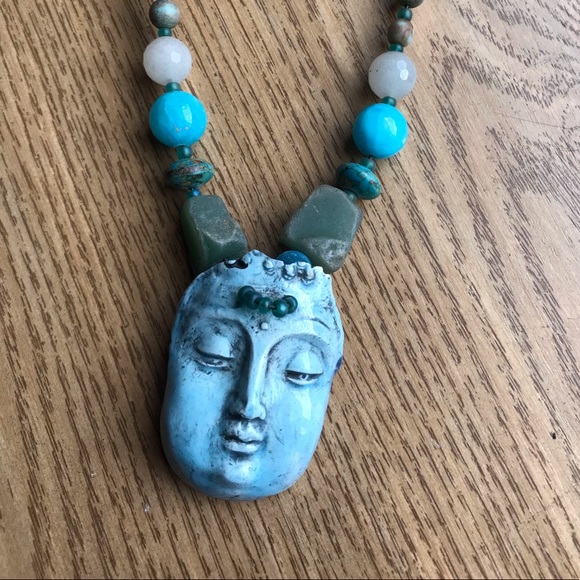 Buddha Head Pendant and Necklace - Picture 5 of 12